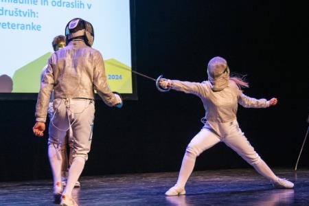 Naj športniki Kamnika za leto 2023 Lovro Planko in Maruša Mišmaš Zrimšek ter ekipa odbojkaric Calcit Volleya (31)